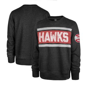 '47 Atlanta Striking Hawks Heather Black Tribeca Emerson Pullover Sweatshirt Hurry! Exclusive offer. Get your hands on this outstanding jersey right away.