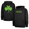 '47 Boston Celtics Black 2024/25 City Edition Double Crossover Outstanding Foundation Pullover Hoodie Experience luxury! Order this high - end jersey.