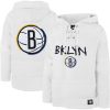 47 Brooklyn Fabulous Nets White 2022/23 Pregame MVP Lacer Pullover Hoodie City Edition Sports fans