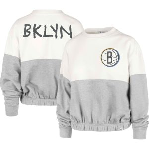 '47 Brooklyn Nets Women's Cream Fantastic 2022/23 City Edition Take Two Bonita Sweatshirt Show your dedication! Own this special jersey for your team.