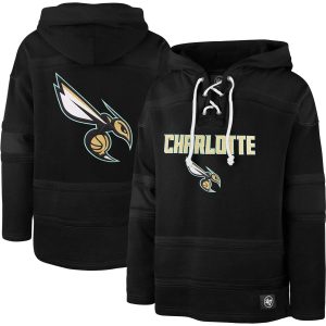 47 Charlotte Premium Hornets Black 2022/23 Pregame MVP Lacer Pullover Hoodie City Edition Stand out from the crowd! Wear this eye - catching jersey.