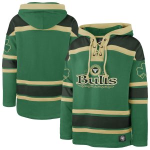 '47 Chicago Bulls Kelly Green McLucky Superior Lace Elegant Up Pullover Hoodie Hurry! Exclusive offer. Get your hands on this outstanding jersey right away.