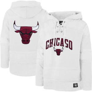 47 Chicago Bulls White 2022/23 Pregame MVP Lacer Pullover Hoodie City Exceptional Edition Be a part of the action! Get this game - ready jersey.