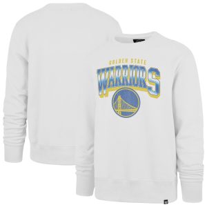 '47 Golden State Warriors Cream Big & Tall Spotlight Headline Pullover Premium - grade Sweatshirt New arrival! Check out this fresh and exciting jersey.