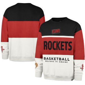 '47 Houston Rockets Unisex Red 2024/25 Charming City Edition On Five Maximalist Pullover Sweatshirt For a short time only! Don't miss out on this fantastic jersey.