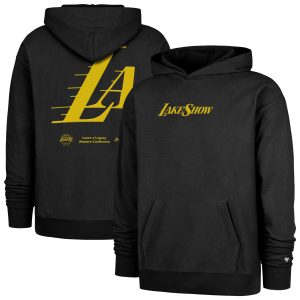 '47 Los Angeles Lakers Black Phenomenal 2024/25 City Edition Double Crossover Foundation Pullover Hoodie Team spirit! Show it off with this awesome jersey.