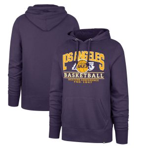 '47 Los Angeles Lakers Purple Big & Splendid Tall Good Call Headline Pullover Hoodie Don't be left out! Get this stylish jersey and show your team pride.