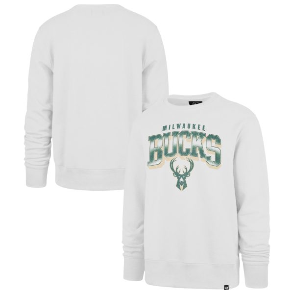 '47 Milwaukee Bucks White Refined Spotlight Headline Pullover Sweatshirt For a short time only! Don't miss out on this fantastic jersey.