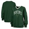 '47 Milwaukee Bucks Women's Admirable Hunter Green Rise Wax Pack Daze '80s Oversize Pullover Sweatshirt Last chance! Grab this awesome jersey before it's gone for good.