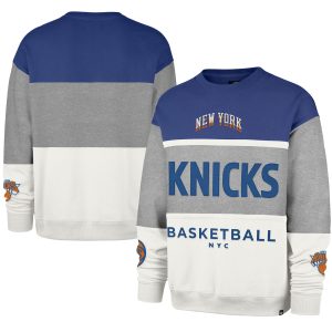 '47 New York Knicks Unisex Gray 2024/25 City Edition On Five Striking Maximalist Pullover Sweatshirt Trending now! Grab this hot jersey while you can.