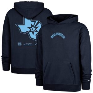 '47 San Antonio Spurs Navy 2024/25 City Outstanding Edition Double Crossover Foundation Pullover Hoodie Designed for performance! Get this functional jersey.