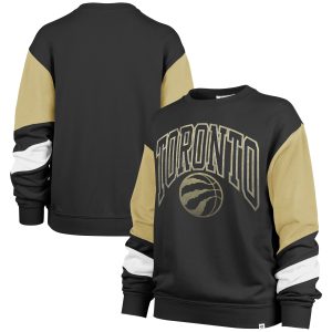 '47 Toronto Raptors Women's Black 2023/24 City Edition Nova Crew Sweatshirt Superior Customizable! Personalize this great jersey.