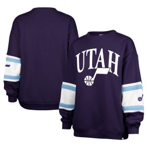 '47 Utah Jazz Women's Purple 2024/25 City Edition Steadfast Paneled Captivating Pullover Sweatshirt Time - sensitive! Order now before the deal expires.