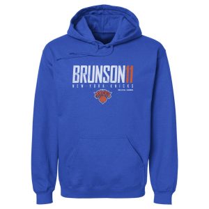 500 Admirable Level Jalen Brunson New York Knicks Blue Elite Pullover Hoodie Sports enthusiasts