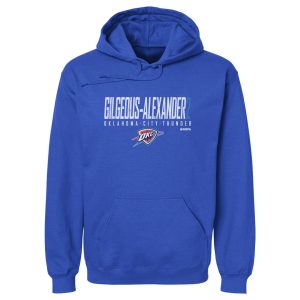 500 Level Shai Gilgeous Alexander Oklahoma City Thunder Blue Elite Pullover Terrific Hoodie Experience luxury! Order this high - end jersey.