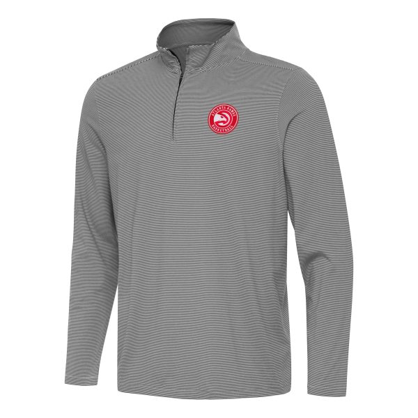 Antigua Atlanta Hawks Fabulous Black Twine Quarter Zip Top Be a part of the action! Get this game - ready jersey.