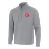 Antigua Atlanta Hawks Gray Insider Quarter Zip Remarkable Top Show your dedication! Own this special jersey for your team.