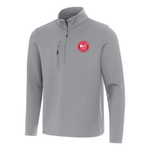 Antigua Atlanta Hawks Gray Insider Quarter Zip Remarkable Top Show your dedication! Own this special jersey for your team.