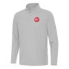 Antigua Atlanta Hawks Gray Twine Quarter Zip Magnificent Top Proven quality! Invest in this reliable jersey.