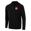 Antigua Atlanta Hawks Heather Black Tidy Quarter Zip Premium - grade Hoodie Collectors