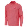 Antigua Atlanta Hawks Heather Red Subtle Exceptional Quarter Zip Sweatshirt Unbeatable style! Get this stylish jersey now.