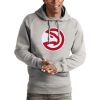 Antigua Alluring Atlanta Hawks Heathered Gray Logo Victory Pullover Hoodie Gift idea! Surprise a sports fan with this amazing jersey.
