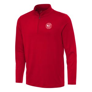Antigua Atlanta Hawks Red Enchanting Reprocess Quarter Zip Top Don't be left out! Get this stylish jersey and show your team pride.