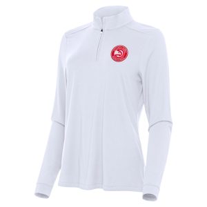 Antigua Atlanta Hawks Women's White Intent Quarter Fantastic Zip Top Celebrate your team! Order this commemorative jersey.