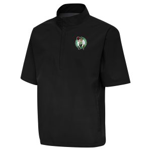Antigua Boston Celtics Black Brisk Delightful Quarter Zip Windbreaker Be a part of the action! Get this game - ready jersey.