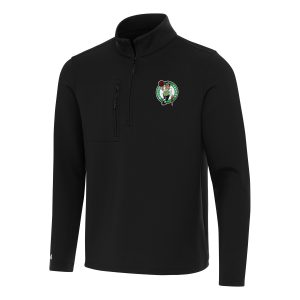 Antigua Boston Celtics Black Striking Insider Quarter Zip Top Perfect fit! Order this comfortable jersey.