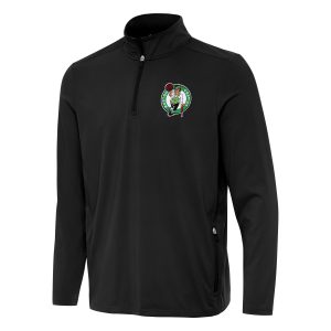Antigua Stylish Boston Celtics Black Perilous Quarter Zip Sweatshirt For the true fans! Secure this authentic jersey now.
