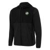 Antigua Boston Celtics Black Sway Full High - quality Zip Hoodie Jacket Enhance your game - day look! Get this fashionable jersey.