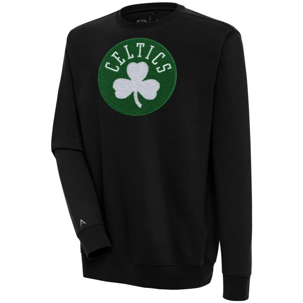Antigua Boston Celtics Black Victory Crewneck Pullover Sweatshirt Amazing Designed for performance! Get this functional jersey.