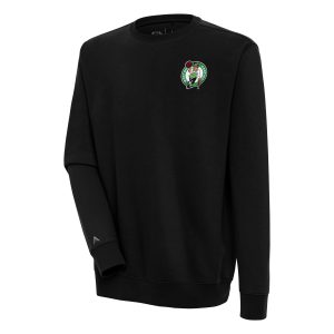 Antigua Fabulous Boston Celtics Black Victory Pullover Sweatshirt Customizable! Personalize this great jersey.