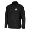 Antigua Boston Celtics Heather Enchanting Black Certain Quarter Zip Tri Blend Sweatshirt Time - sensitive! Order now before the deal expires.