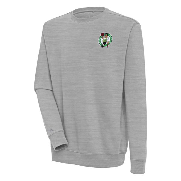 Antigua Boston Celtics Heather Gray Notable Victory Pullover Sweatshirt New arrival! Check out this fresh and exciting jersey.