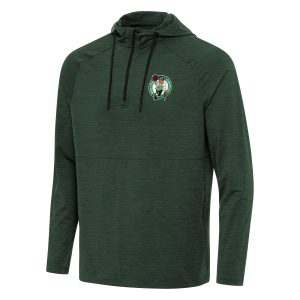 Antigua Boston Unique Celtics Heather Green Spikes Raglan Quarter Zip Hoodie Be a part of the action! Get this game - ready jersey.
