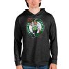 Antigua Boston Sophisticated Celtics Heathered Black Logo Absolute Pullover Hoodie Gift idea! Surprise a sports fan with this amazing jersey.