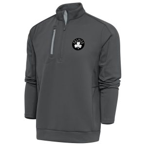 Antigua Exceptional Boston Celtics Pewter Metallic Logo Generation Quarter Zip Top For the true fans! Secure this authentic jersey now.