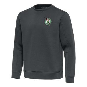 Antigua Boston Celtics Pewter Relevant Pullover Sweatshirt Marvelous High - demand item! Order this sought - after jersey immediately.