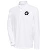 Antigua Boston Celtics White High - quality Metallic Logo Tribute Quarter Zip Top Customizable! Personalize this great jersey.
