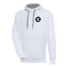 Antigua Boston Celtics Superb White Metallic Logo Victory Raglan Pullover Hoodie Be the first! Order this trendy jersey ahead of the crowd.