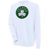 Antigua Boston Celtics White Victory Crewneck Pullover Exceptional Sweatshirt Customizable! Personalize this great jersey.