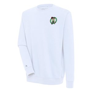 Antigua Unique Boston Celtics White Victory Pullover Sweatshirt For the true fans! Secure this authentic jersey now.