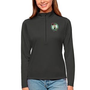 Antigua Boston Celtics Premium Women's Charcoal Tribute Half Zip Top Proven quality! Invest in this reliable jersey.