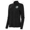 Antigua Boston Celtics Women's Heather Black Bright Quarter Zip Top Refined Customizable! Personalize this great jersey.