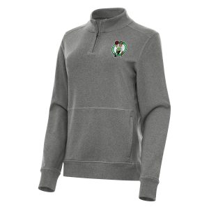 Antigua Boston Celtics Women's Heather Black Crush Impressive Quarter Zip Fleece Sweatshirt Fan favorite! Join thousands who love this premium jersey.