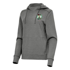 Antigua Boston Celtics Women's Heather Charcoal Justice Gorgeous Pullover Hoodie Time - sensitive! Order now before the deal expires.
