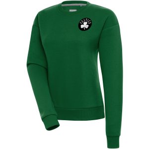 Antigua Exquisite Boston Celtics Women's Kelly Green Brushed Metallic Victory Pullover Sweatshirt New arrival! Check out this fresh and exciting jersey.
