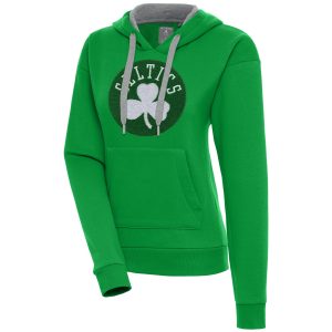 Antigua Boston Celtics Women's Kelly Admirable Green Victory Pullover Hoodie Flash sale! Snag this great jersey at a discounted price.